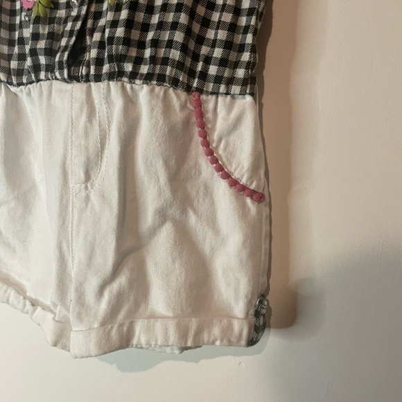 Little Lass checkered romper  3t‎ - Picture 4 of 5